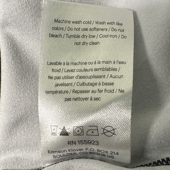 Krimson Klover “Snowbank” 1/4 Zip Base Layer Top Size XL - Picture 12 of 13